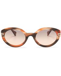 Vivienne Westwood - Heart-motif Oval-frame Sunglasses - Lyst