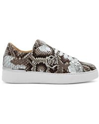 Philipp Plein - Baskets À Effet Peau De Python - Lyst