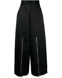 Undercover - Zip-detailed Wide-leg Trousers - Lyst