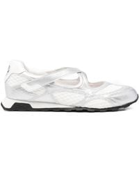 Ash - Mesh-Panelled Crossover-Strap Sneakers - Lyst