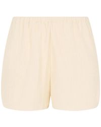 Kristina Ti - Ribbed Elasticated Shorts - Lyst
