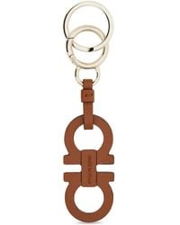 Ferragamo - ガンチーニ レザーキーホルダー - Lyst