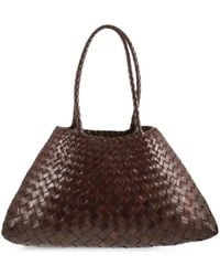 Dragon Diffusion - Santa Croce Woven-Leather Tote Bag - Lyst