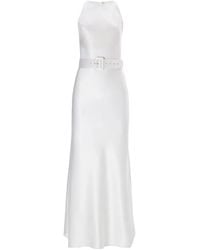 Il Volo - Erika Belted Halterneck Dress - Lyst