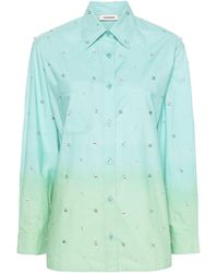 Sandro - Crystal-embellished Gradient Shirt - Lyst