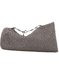 Gemy Maalouf - Crystal-Embellished Clutch Bag - Lyst