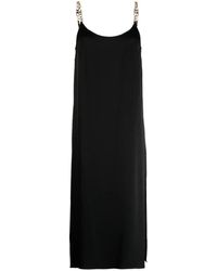 Michael Kors - Chain-Link Crepe Midi Dress - Lyst