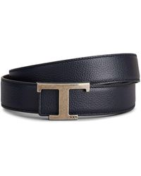 Tod's - Logo-buckle Leather Belt - Lyst