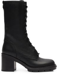Casadei - Concept Symphony Lace-Up Combat Boots - Lyst