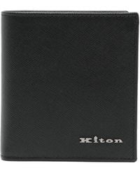 Kiton - Cartera con letras del logo - Lyst