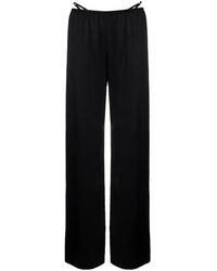 Alexander Wang - Crystal Thong Satin Trousers - Lyst