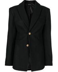 ANOUKI - Blazer de lana con botones - Lyst