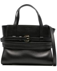 Moschino - Tie Me Leather Tote Bag - Lyst