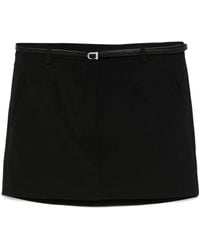Patrizia Pepe - Belted Mini Skirt - Lyst