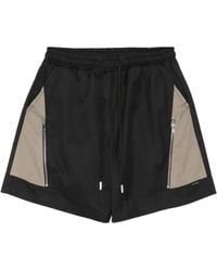 Yes London - Panelled Zip-Detail Shorts - Lyst