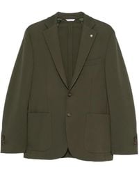 Manuel Ritz - Buttoned Single-Breasted Jacket - Lyst