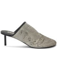 Jil Sander - Sequin-Mesh Mules - Lyst