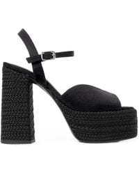 Castañer - Fede Braided Platform Sandals - Lyst