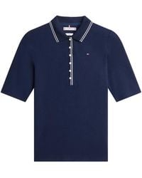 Tommy Hilfiger - Button-Placket Polo Top - Lyst