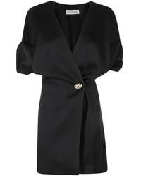 Raquel Diniz - Anastasia Draped Mini Dress - Lyst