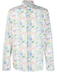 Fedeli - Floral-print Cotton Shirt - Lyst