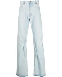 424 - Gathered-Detailing Straight-Leg Jeans - Lyst