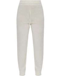 Fabiana Filippi - Ribbed-Knit Drawstring Trousers - Lyst