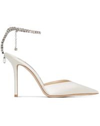 Jimmy Choo - Escarpins Saeda 100 Mm À Ornements En Cristal - Lyst