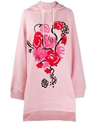 Marni Kleid mit Print - Pink