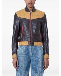 Kiko Kostadinov - Zip-Up Leather Jacket - Lyst