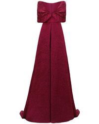 Gemy Maalouf - Plunging V-Neck Maxi Dress - Lyst