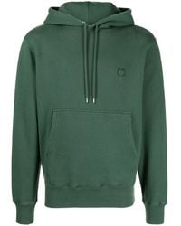Maison Kitsuné - Logo-Patch Cotton Hoodie - Lyst