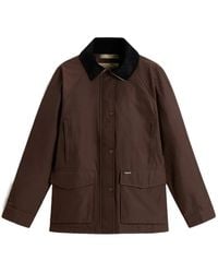 Woolrich - Chaqueta Con Cuello De Terciopelo - Lyst