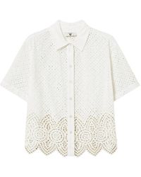 Twinset - Cut-Out Detailing Shirt - Lyst