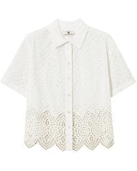 Twinset - Cut-Out Detailing Shirt - Lyst