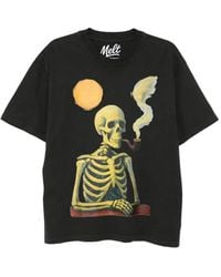 Melt - Skeleton-Print T-Shirt - Lyst