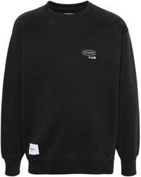WTAPS - Logo-embroidered Cotton Sweatshirt - Lyst
