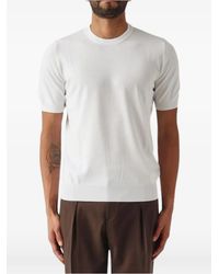 Gran Sasso - Short-Sleeve Silk T-Shirt - Lyst