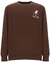 MC2 Saint Barth - X Peanuts Snoopy Embroidered Crew-Neck Sweater - Lyst