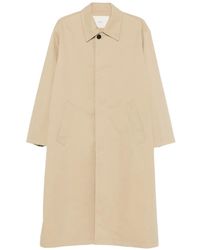 DUNST - Single-Breasted Spread-Collar Trench Coat - Lyst