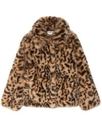 Zadig & Voltaire - Pelliccia Sintetica Con Stampa Leopardata - Lyst
