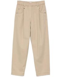 Brunello Cucinelli - Broek Met Elastische Taille - Lyst