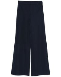 Alberta Ferretti - Tailored Straight-Leg Pants With Minimalist Design - Lyst