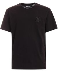 Just Cavalli - Logo-Detail T-Shirt - Lyst