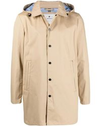 Woolrich - Press Stud Fastening Hooded Coat - Lyst