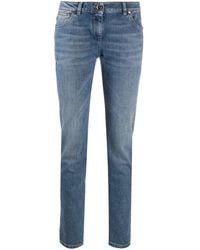 Brunello Cucinelli - High-rise Straight Leg Jeans - Lyst
