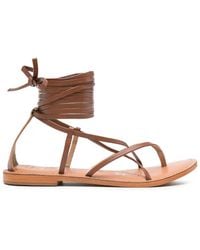 Fusion - Wrap-Around Strappy Sandals - Lyst