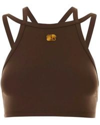 Blazé Milano - Neely Logo-Plaque Bikini Top - Lyst