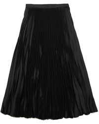 Jil Sander - Pleated Midi Skirt - Lyst