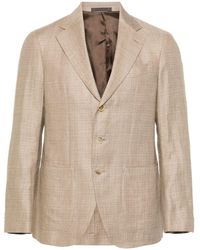 Caruso - Notched-lapel Single-breasted Blazer - Lyst